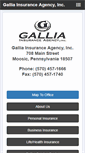 Mobile Screenshot of galliainsurance.com